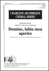 Domine Labia Mea Aperies SATB choral sheet music cover